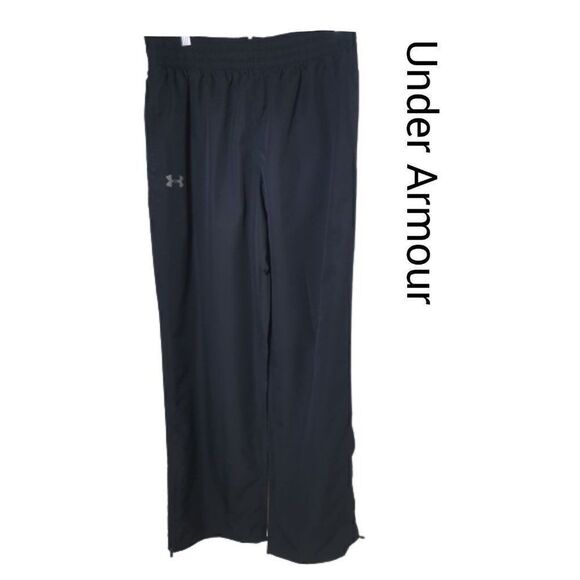 Under Armour Men's UA Heatgear Flyweight Pants Pockets Zipper Ankles Medium - Picture 1 of 8
